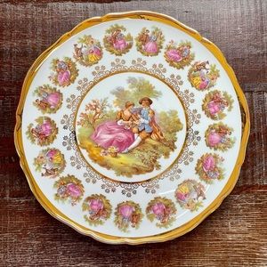 Gloria fine porcelain cake plate “Love Story”